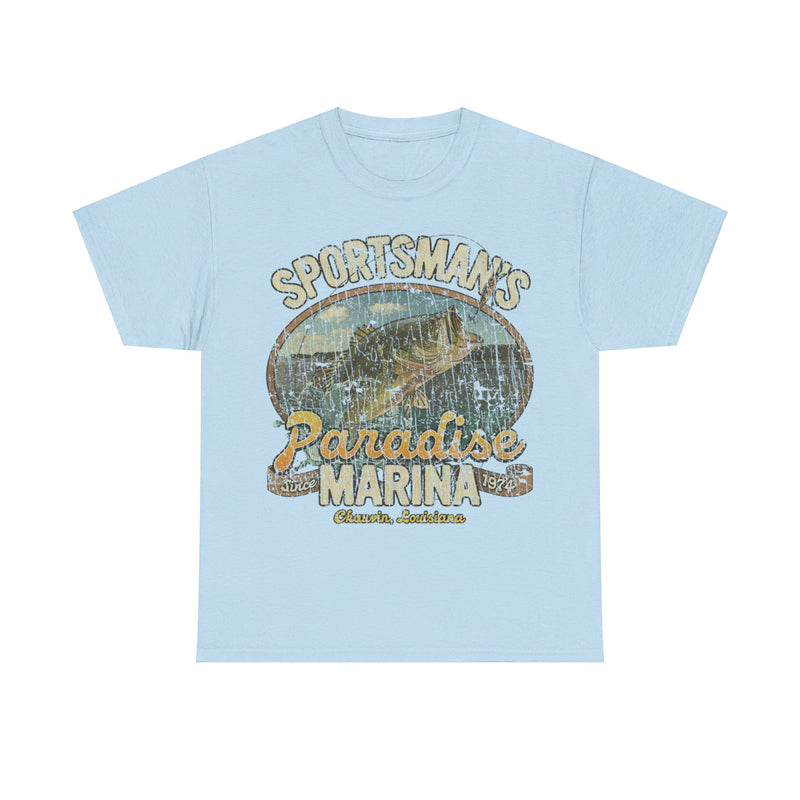 Load image into Gallery viewer, Sportsmans Paradise Louisiana Marina Store T-shirt
