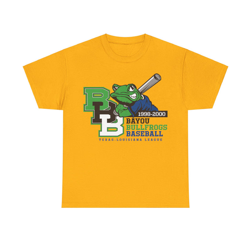 Load image into Gallery viewer, Bayou Bullfrogs Est 1998 Louisiana Baseball Team T-shirt
