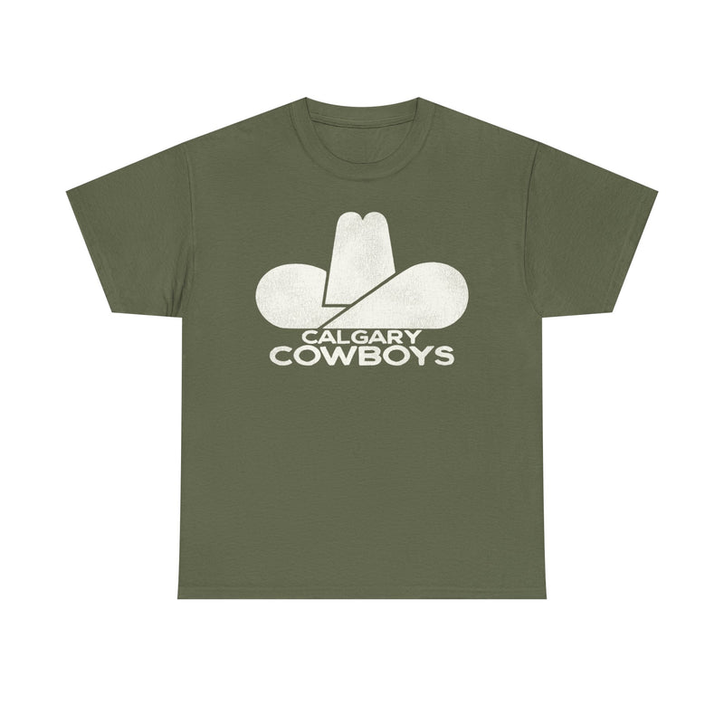 Load image into Gallery viewer, Calgary Cowboys Hockey Team Nostalgic Logo T-shirt
