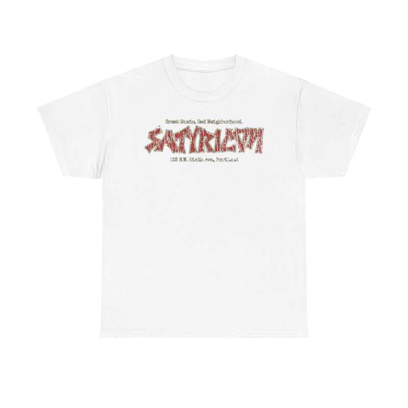 Load image into Gallery viewer, Satyricon Portland Oregon 1983 Nightclub Punk Rock Dance T-shirt
