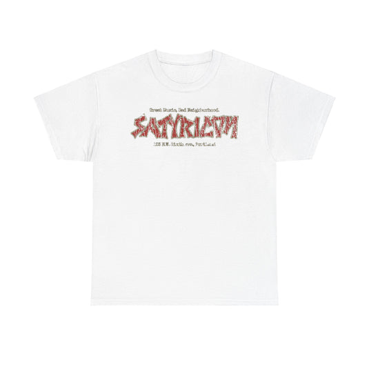 Satyricon Portland Oregon 1983 Nightclub Punk Rock Dance T-shirt