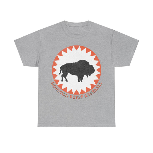 Houston Buffs Buffalos Nostalgic Retro Baseball Team T-shirt