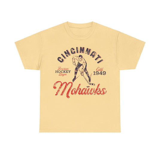 Cincinnati Mohawks Est 1949 Ohio Hockey Team T-shirt