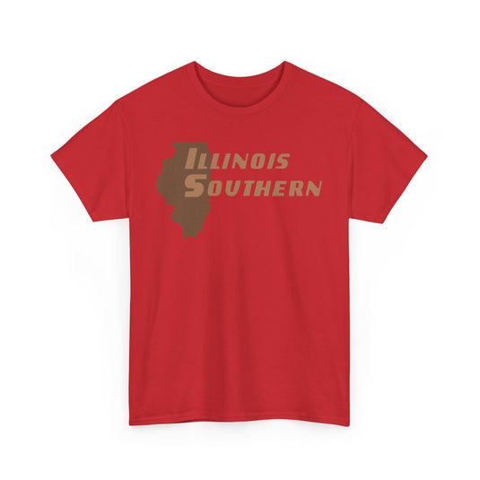 Illinois Southern Railroad Vintage Train Railway Logo T-Shirt