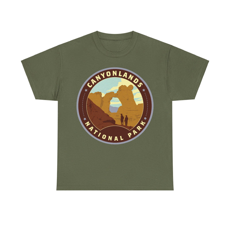 Load image into Gallery viewer, Canyonlands National Park Utah Round Logo T-shirt
