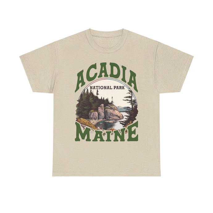 Acadia National Park Maine Poster Print T-shirt