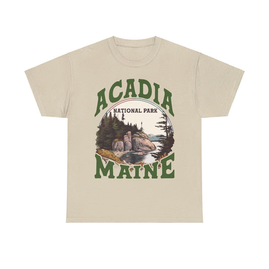 Acadia National Park Maine Poster Print T-shirt