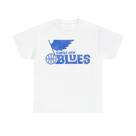 Kansas City Blues Basketball Team Nostalgic Retro T-shirt