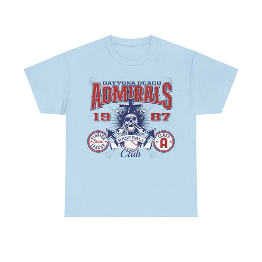 Daytona Beach Admirals Florida Baseball Team T-shirt