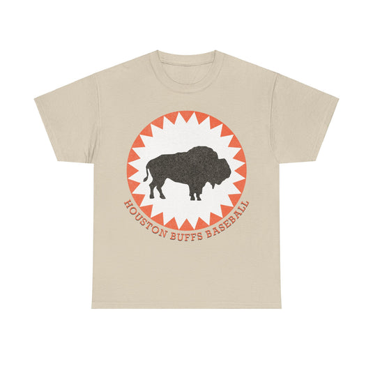 Houston Buffs Buffalos Nostalgic Retro Baseball Team T-shirt