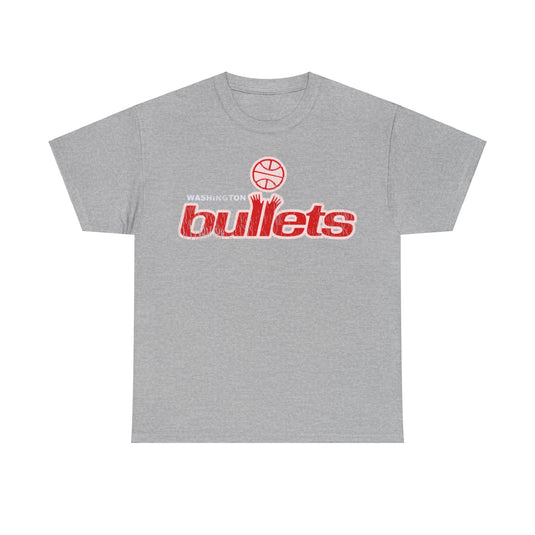 Washington Bullets Basketball Team Nostalgic Retro T-shirt