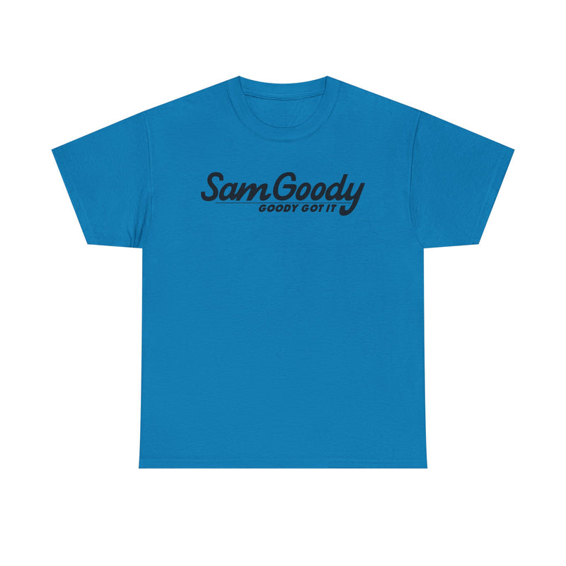Load image into Gallery viewer, Sam Goody Goody Got It Black Logo Music Entertainment Store Nostalgic T-shirt
