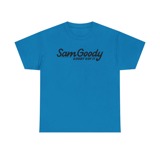Sam Goody Goody Got It Black Logo Music Entertainment Store Nostalgic T-shirt