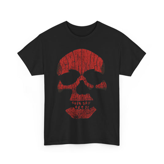 The Cramps Halloween Red Skull Logo T-shirt
