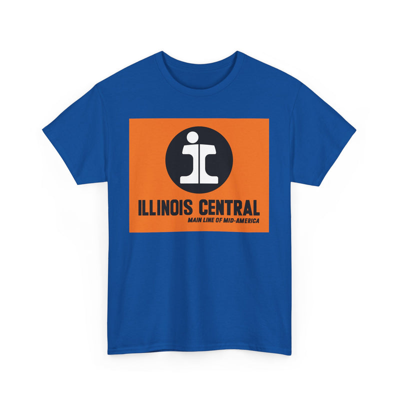 Load image into Gallery viewer, Illinois Central Main Line Mid-America Railroad Logo Train T-Shirt
