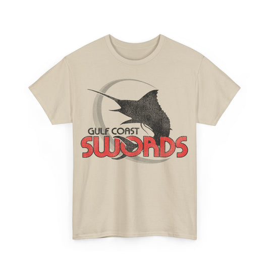 Gulf Coast Swords Hockey Team Nostalgic Logo T-shirt