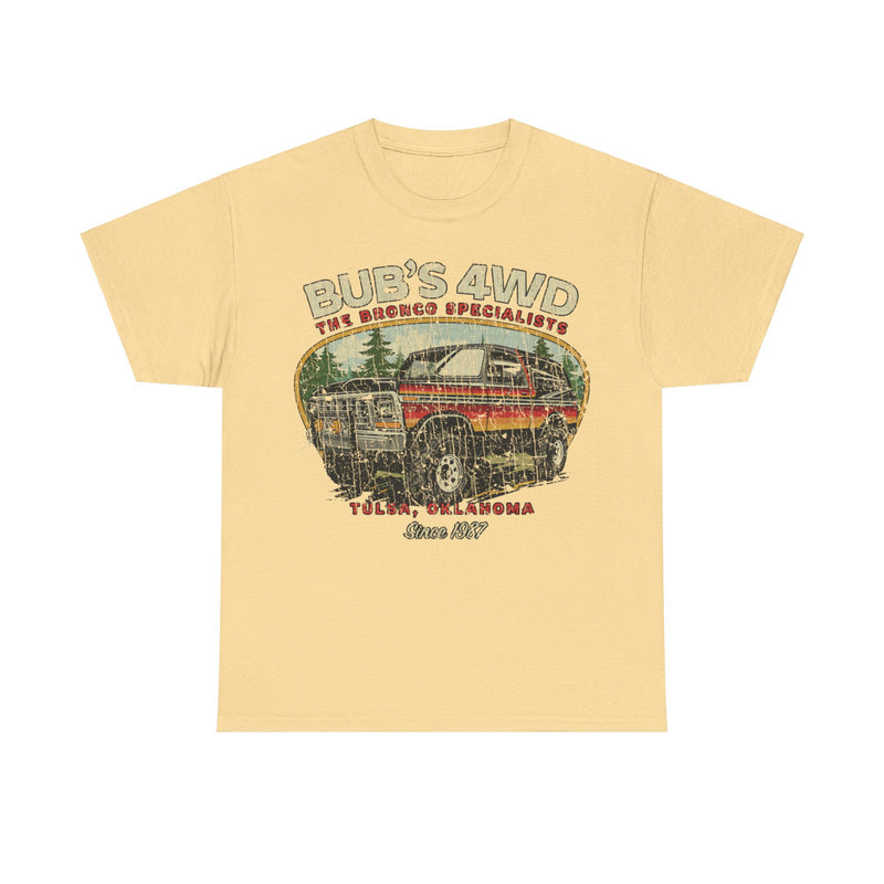 Load image into Gallery viewer, Bubs 4WD Est 1987 Retail Store Tulsa Oklahoma T-shirt
