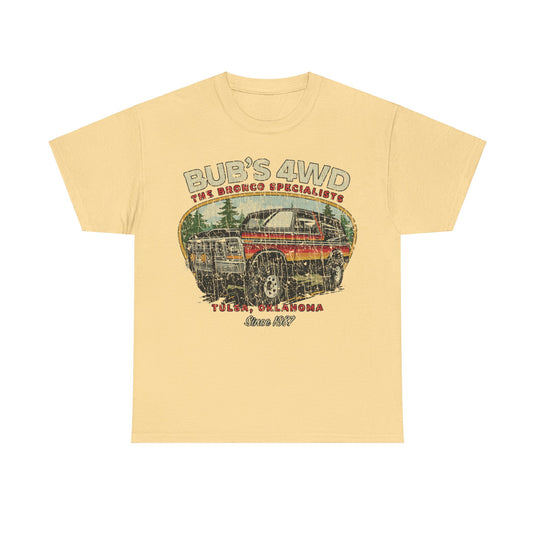 Bubs 4WD Est 1987 Retail Store Tulsa Oklahoma T-shirt