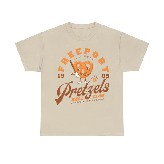 Freeport Pretzels Est 1905 Illinois Baseball T-shirt