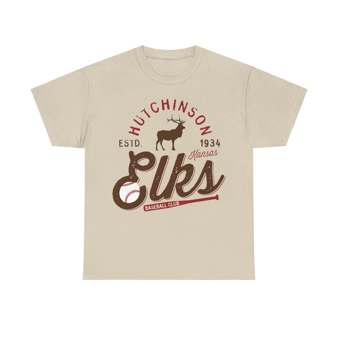 Hutchinson Elks Est 1934 Kansas Baseball Club T-shirt