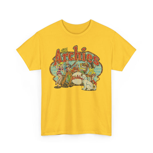 The Archies 1967 Archie Comics Rock Band Illustrated Comic Book T-shirt