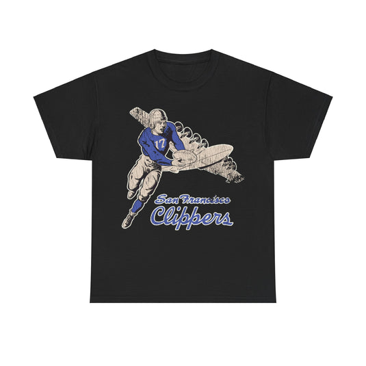 San Francisco Clippers Retro Nostalgic Football T-shirt