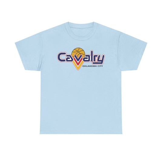 Oklahoma City Cavalry 1990-1997 CBA Basketball T-shirt