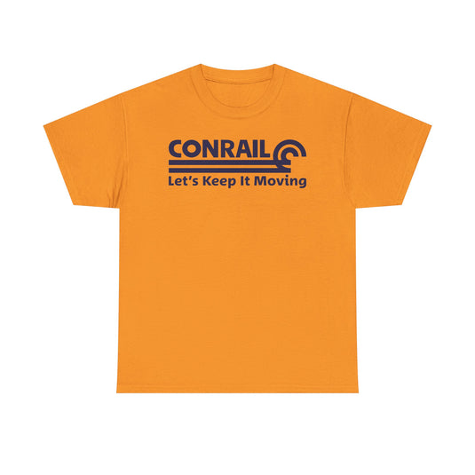 Conrail Let's Keep It Moving Railroad Logo Vintage Train T-Shirt