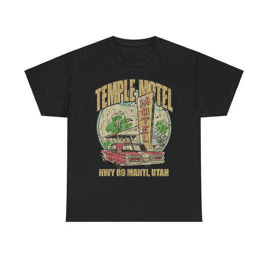 Temple Motel Manti Utah 1959 Hwy 89 T-shirt