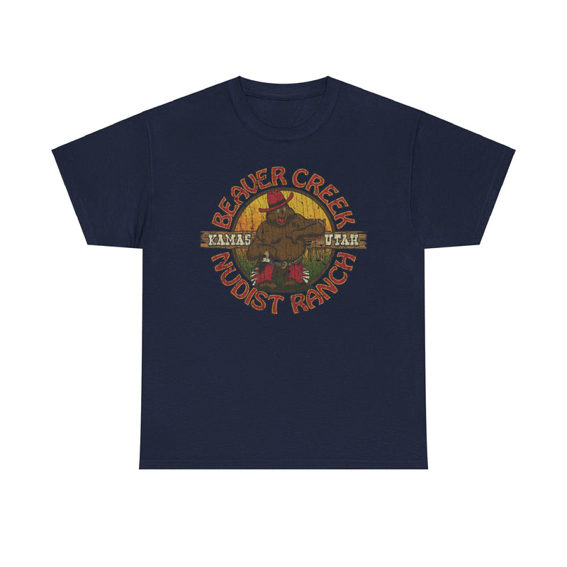 Load image into Gallery viewer, Beaver Creek Nudist Ranch Kamas Utah T-shirt
