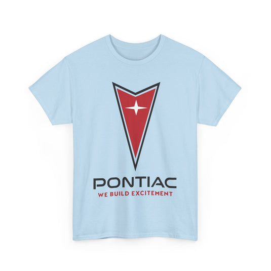 Pontiac We Build Excitement Red Arrow Star Logo Classic T-shirt