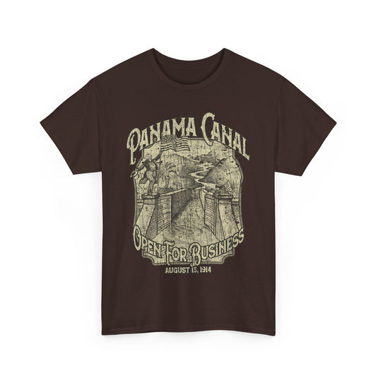Panama Canal Open For Business 1914 Advertising T-shirt