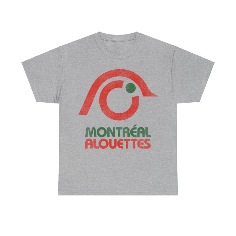 Load image into Gallery viewer, Montreal Alouettes Red Green Logo Nostalgic Football T-shirt
