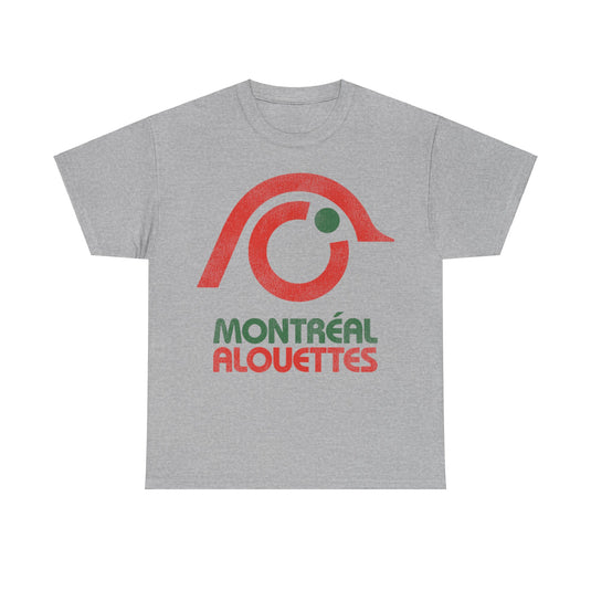 Montreal Alouettes Red Green Logo Nostalgic Football T-shirt