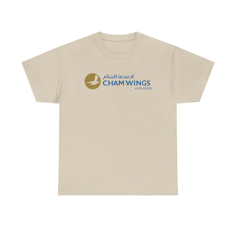Load image into Gallery viewer, Cham Wings Airlines Syrian Carrier Logo T-Shirt Aviation

