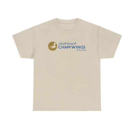 Cham Wings Airlines Syrian Carrier Logo T-Shirt Aviation
