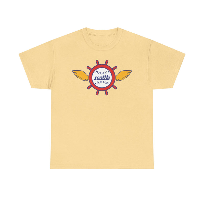 Load image into Gallery viewer, Seattle Pilots Red Logo Nostalgic Retro Baseball Team T-shirt
