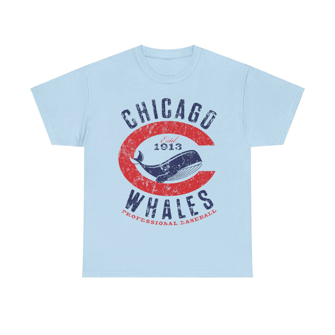 Chicago Whales Baseball Team Nostalgic Retro T-shirt