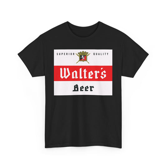 Walter's Beer Superior Quality Logo Brewery Brand T-Shirt
