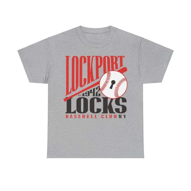 Load image into Gallery viewer, Lockport Locks Est 1942 New York Baseball T-shirt
