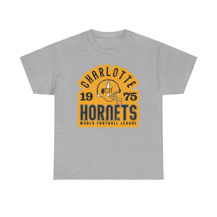 Charlotte Hornets North Carolina World Football League '74-75 T-shirt