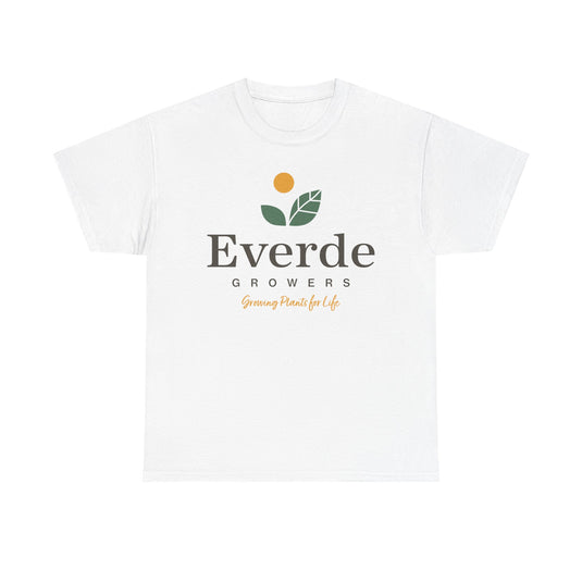 Everde Growers T-Shirt Defunct Plant Nursery Bankrupt Company Logo Tee
