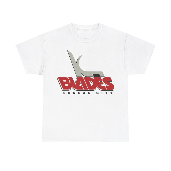 Kansas City Blades Missouri Logo Hockey Team T-shirt