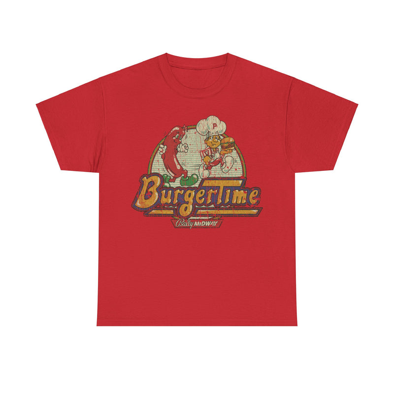 Load image into Gallery viewer, BurgerTime 1982 Video Game Distressed Print T-shirt
