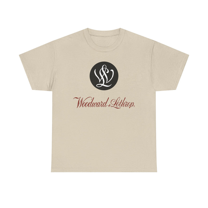 Load image into Gallery viewer, Woodward &amp; Lothrop Black Circle Monogram W&amp;L Department Store DC T-shirt
