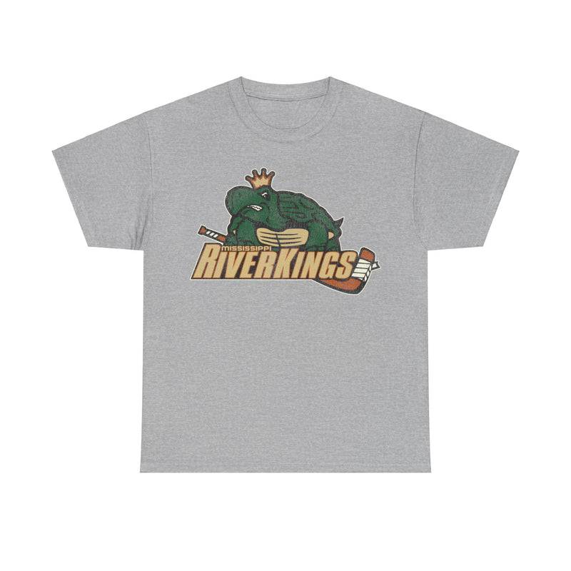 Load image into Gallery viewer, Mississippi Riverkings Hockey Team Nostalgic Logo T-shirt
