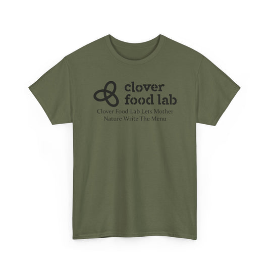 Clover Food Lab T-Shirt - Restaurant Chain Logo Tee - Vegetarian