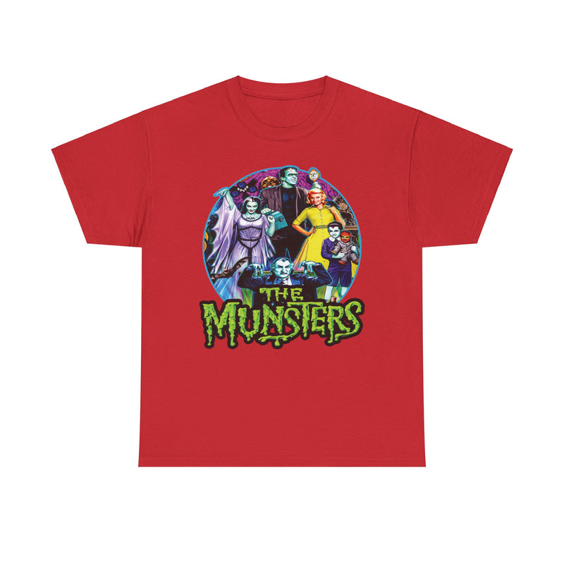 Load image into Gallery viewer, The Munsters 1964 Frankenstein Vampire Werewolf TV Show T-shirt
