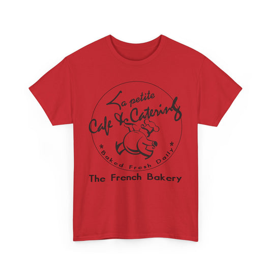 La Petite Cafe & Catering French Bakery Vintage Logo Classic Food T-Shirt