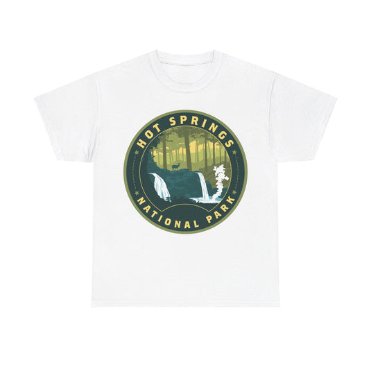 Hot Springs National Park Arkansas Round Logo T-shirt